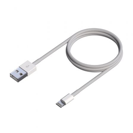 depau-AIS-CAB-A102-0542 Cable USB 2.0 Lightning Aisens A102-0542/ USB Macho - Lightning Macho/ 50cm/ Blanco - Imagen 1