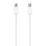 Cable USB 2.0 Tipo-C Aisens A107-0856/ USB Tipo-C Macho - USB Tipo-C Macho/ Hasta 60W/ 480Mbps/ 2m/ Blanco