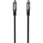 Cable USB 3.2 Tipo-C Aisens  A107-0991/ USB Tipo-C Macho - USB Tipo-C Macho/ Hasta 60W/ 5Gbps/ 7m/ Negro