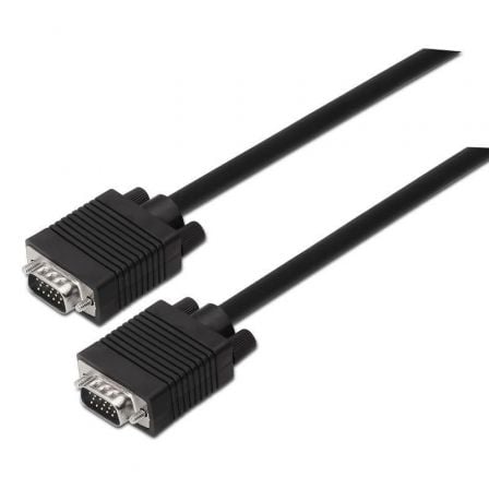depau-AIS-CAB-A113-0068 Cable SVGA Aisens A113-0068/ VGA Macho - VGA Macho/ Hasta 3W/ 10Mbps/ 1.8m/ Negro - Imagen 1
