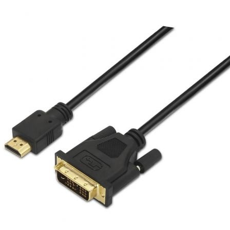 depau-AIS-CAB-A117-0090 Cable HDMI Aisens A117-0090/ DVI Macho - HDMI Macho/ 1.8m/ Negro - Imagen 1