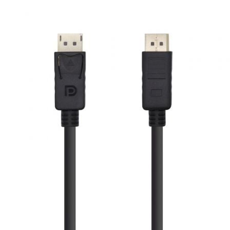 depau-AIS-CAB-A124-0388 Cable DisplayPort 1.2 4K Aisens A124-0388/ DisplayPort Macho - DisplayPort Macho/ Hasta 5W/ 2300Mbps/ 10m/ Negro - Imagen 1