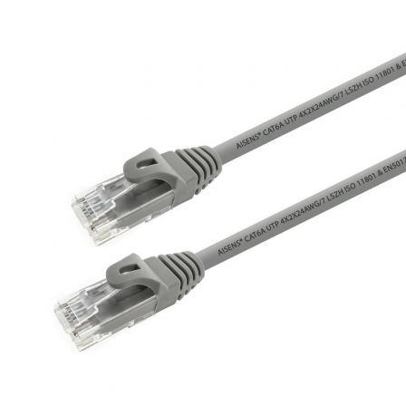 depau-AIS-CAB-A145-0331 Cable de Red RJ45 UTP Aisens A145-0331 Cat.6A/ 15m/ Gris - Imagen 1