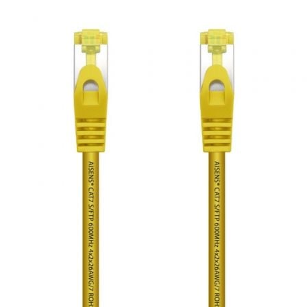 depau-AIS-CAB-A146-0475 Cable de Red RJ45 SFTP Aisens A146-0475 Cat.7/ 2m/ Amarillo - Imagen 1