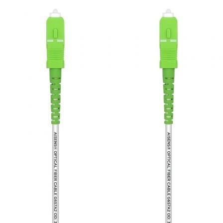 depau-AIS-CAB-A152-0496 Cable de Fibra Óptica G657A2 3.0 Aisens A152-0496/ LSZH/ 5m/ Blanco - Imagen 1