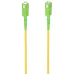 Cable de Fibra Óptica G657A2 3.0 9/125 SMF Aisens A152-0981/ LSZH/ 3m/ Amarillo