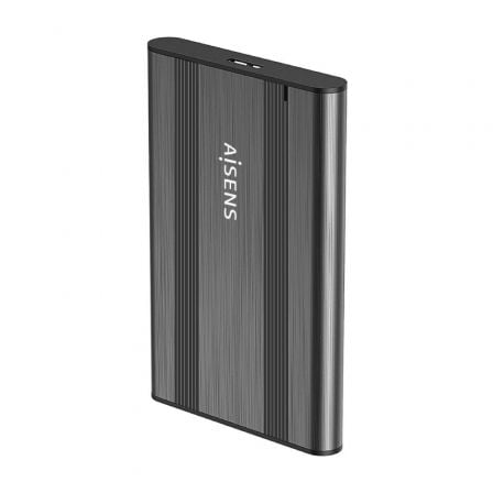 depau-AIS-CAJA-ASE-2526GR Caja Externa para Disco Duro de 2.5" Aisens ASE-2526GR/ USB 3.1/ Sin tornillos - Imagen 1