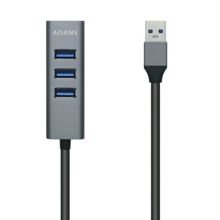 depau-AIS-HUB-A106-0507 Hub USB 3.0 Aisens A106-0507/ 4xUSB/ Gris - Imagen 1