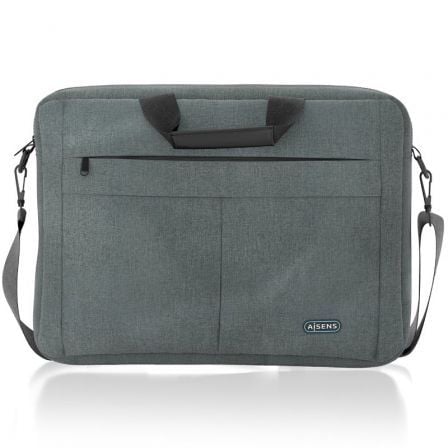 depau-AIS-MAL-ASBG-BC025-GR Maletín Aisens ASBG-BC025-GR para Portátiles hasta 15.6"/ Gris - Imagen 1