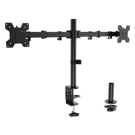 depau-AIS-SOP-DT32TSR-279 Soporte de Mesa para 2 Monitores Aisens DT32TSR-279/ Giratorio/ Inclinable/ hasta 10kg - Imagen 1