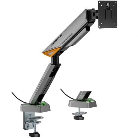 depau-AIS-SOP-DT49TSRRGB-347 Soporte de Mesa Gaming para Monitor Aisens DT49TSRRGB-347/ Giratorio/ Inclinable/ hasta 16kg/ con Iluminación RGB - Imagen 1