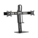 Soporte de Sobremesa con Contrapeso para 2 Monitores Aisens DT27TSR-065/ Giratorio/ Inclinable/ hasta 6kg