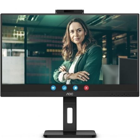 depau-AOC-M-Q27P3QW Monitor Profesional AOC Q27P3QW 27"/ QHD/ Webcam/ Multimedia/ Regulable en altura/ Negro - Imagen 1