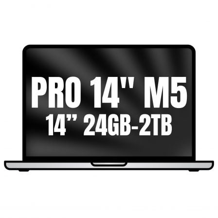 depau-APL-BOOK-PRO-MGDP4YA Apple Macbook Pro 14"/ M5 Pro 18-Core CPU/ 24GB/ 2TB SSD/ 20-Core GPU/ Plata - Imagen 1