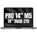 Apple Macbook Pro 14"/ M5 Max 36-Core CPU/ 36GB/ 2TB SSD/ 32-Core GPU/ Plata