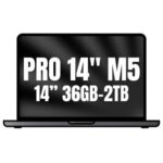 Apple Macbook Pro 14"/ M5 Max 18-Core CPU/ 36GB/ 2TB SSD/ 32-Core GPU/ Negro Espacial