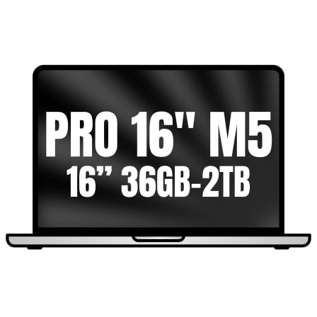 depau-APL-BOOK-PRO-MGE74YA Apple Macbook Pro 16"/ M5 Max 18-Core CPU/ 36GB/ 2TB SSD/ 32-Core GPU/ Plata - Imagen 1