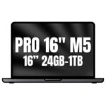 Apple Macbook Pro 16"/ M5 Pro 18-Core CPU/ 24GB/ 1TB SSD/ 20-Core GPU/ Negro Espacial