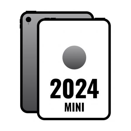 depau-APL-IPAD-MINI-MXPT3TYA iPad Mini 8.3" 2024 7th WiFi Cell/ A17 Pro/ 256GB/ 5G/ Gris Espacial - MXPT3TY/A - Imagen 1