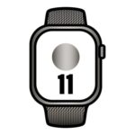 Apple Watch Series 11/ GPS / Cellular/ 46mm/ Titanio Natural/ Correa Milanese Natural S/M