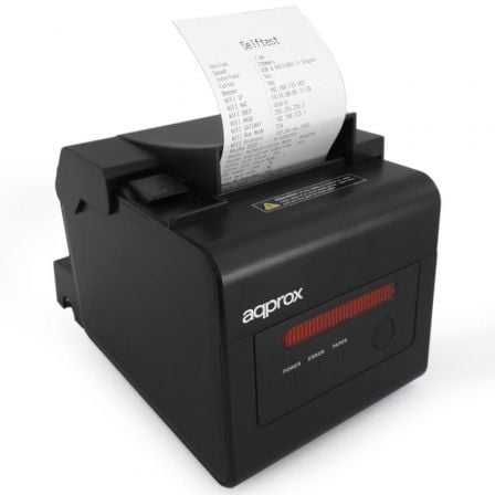 depau-APP-IMP-TER-APPPOS80WLAN Impresora de Tickets Approx appPOS80WIFI+LAN/ Térmica/ Ancho papel 58 y 80mm/ USB-WiFi-LAN-RS232-RJ11/ Negra - Imagen 1