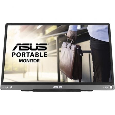 depau-ASU-M-MB16ACE Monitor Portátil Asus ZenScreen MB16ACE 15.6"/ Full HD/ Plata y Negro - Imagen 1