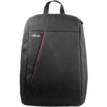Mochila Asus Nereus para Portátiles hasta 16"/ Impermeable/ Negra y Roja