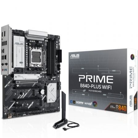 depau-ASU-PB-PRIME-B840-PLUS-WIFI Placa Base Asus Prime B840-PLUS WIFI Socket AM5/ DDR5/ PCIe 4.0 - Imagen 1