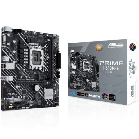 depau-ASU-PB-PRIME-H610M-E-CSM Placa Base Asus Prime H610M-E-CSM/ Socket 1700/ DDR5/ PCIe 4.0/ Micro ATX - Imagen 1