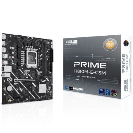 depau-ASU-PB-PRIME-H810M-E-CSM Placa Base Asus Prime H810M-E-CSM/ Socket 1851/ DDR5/ PCIe 4.0/ Micro ATX - Imagen 1