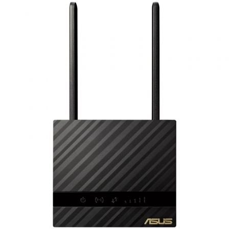 depau-ASU-ROU-4G-N16 Router Inalámbrico Asus 4G-N16/ 300Mbps/ 2.4GHz/ 4 Antenas/ WiFi 802.11a/n/b/g - Imagen 1