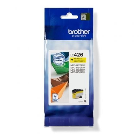 depau-BRO-C-LC426Y Cartucho de Tinta Original Brother LC426Y/ Amarillo - Imagen 1