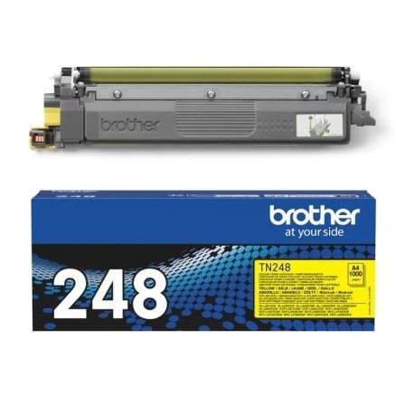 depau-BRO-TN248Y Tóner Original Brother TN248Y/ Amarillo - Imagen 1