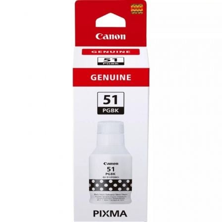 depau-CAN-BOT-GI-51-BK Botella de Tinta Original Canon GI-51/ Negra - Imagen 1