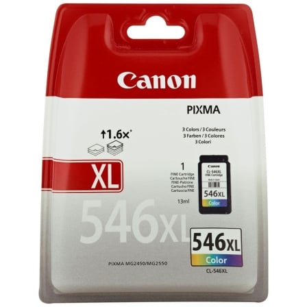 depau-CAN-CLI-546XL Cartucho de Tinta Original Canon CL-546XL Alta Capacidad/ Tricolor - Imagen 1