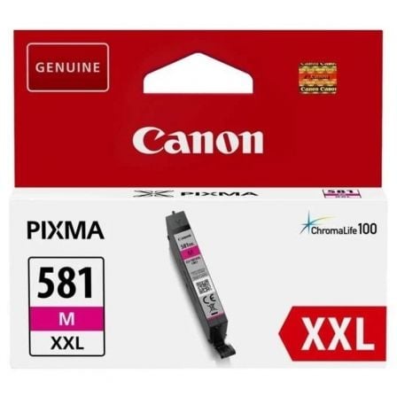 depau-CAN-CLI-581XXL-M Cartucho de Tinta Original Canon CLI-581XXL Alta Capacidad/ Magenta - Imagen 1
