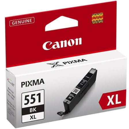 depau-CLI-551BK-XL Cartucho de Tinta Original Canon CLI-551BK XL Alta Capacidad/ Negro - Imagen 1