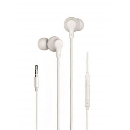 depau-DAE-AUR-DW2014 Auriculares Intrauditivos Daewoo DW2014/ con Micrófono/ Jack 3.5/ Blancos - Imagen 1