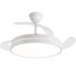 Ventilador de Techo Daewoo con aspas retráctiles DW5008/ 30W/ 3 Aspas/ 6 Velocidades