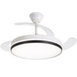Ventilador de Techo Daewoo con aspas retráctiles DW5009/ 30W/ 3 Aspas/ 6 Velocidades