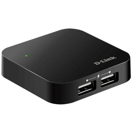 depau-DLK-DUB-H4 Hub USB 2.0 con Alimentación Externa D-Link DUB-H4/ 4xUSB - Imagen 1