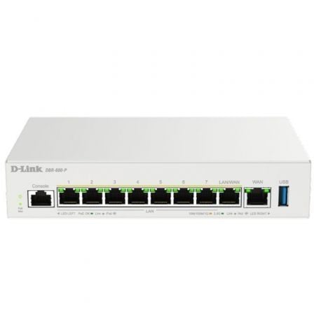 depau-DLK-ROU-DBR-600-P-E Router VPN/Firewall/Switch D-Link DBR-600-P/E/ 9 Puertos - Imagen 1
