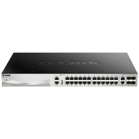 depau-DLK-SWITCH-DGS-3130-30TS-E Switch Gestionable D-Link DGS-3130-30TS/E 24 Puertos/ RJ-45 10/100/1000/ SFP - Imagen 1
