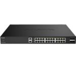Switch Gestionable D-Link DXS-1250-28YP/E 24 Puertos/ RJ-45 10Gbps/ SFP/ PoE