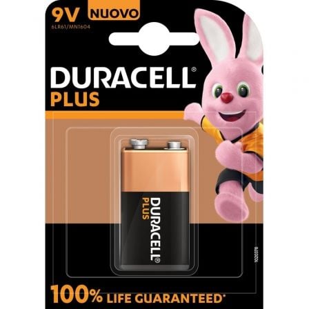 depau-DRC-PILA-MN1604 Pila Duracell Plus MN1604/ 9V/ Alcalina - Imagen 1