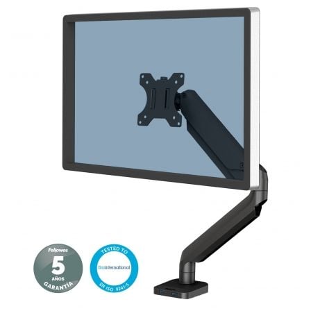 depau-FELL-SOP-8043301 Soporte de Mesa para Monitor Fellowes 8043301/ Giratorio/ Inclinable/ hasta 8kg - Imagen 1