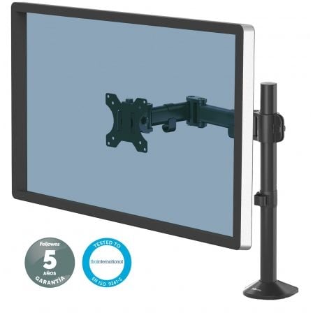 depau-FELL-SOP-8502501 Soporte de Mesa para Monitor Fellowes 8502501/ Giratorio/ Inclinable/ hasta 8kg - Imagen 1