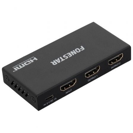 depau-FONE-MUL-FO-22S2ED Duplicador HDMI Fonestar FO-22S2ED/ 2x HDMI Hembra - HDMI Macho - Imagen 1