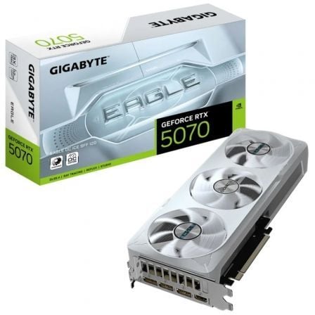 depau-GIG-GF-RTX5070-EA-OCISF-12G Tarjeta Gráfica Gigabyte GeForce RTX 5070 EAGLE OC ICE SFF/ 12GB GDDR7 - Imagen 1