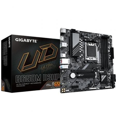 depau-GIG-PB-B650M-D3HP Placa Base Gigabyte B650M D3HP Socket AM5/ DDR5/ PCIe 4.0/ Micro ATX - Imagen 1
